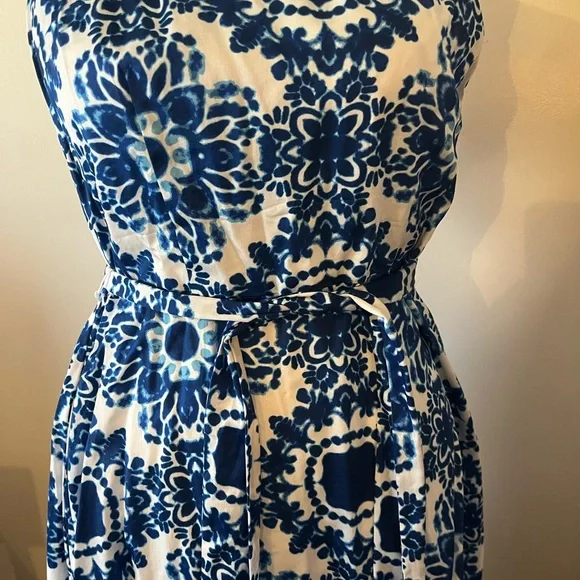 Talbots One Shoulder Dress with Pockets - Picture 3 of 6